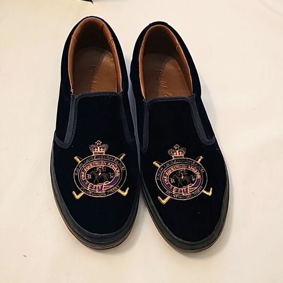 Ralph Lauren Other - COPY - Ralph Lauren Dracing Navy Velvet men's shoes size 8.5D